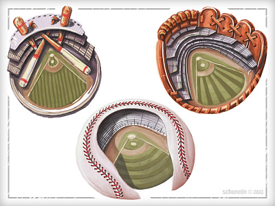 Home Run Fun architecture concept game game art illustration