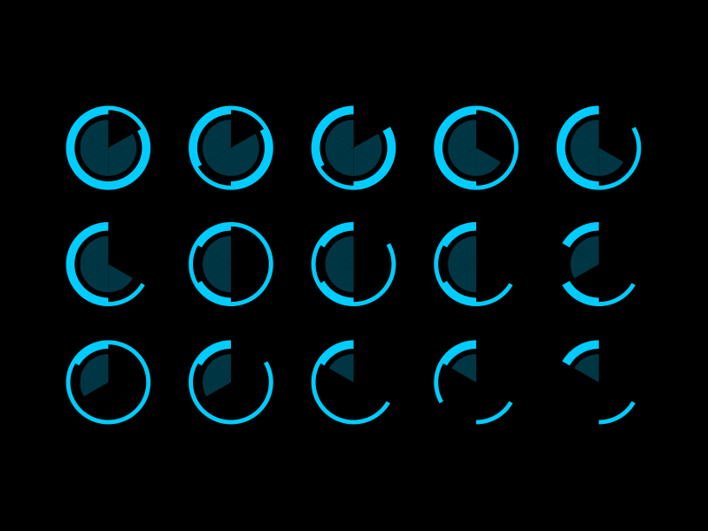 6³ abstract cyberpunk data diagram hud icon matrix pictogram sci fi scope sector vector