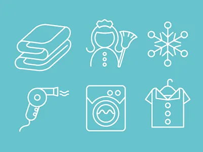 hotel services icons icon icons illustration logo pictograms