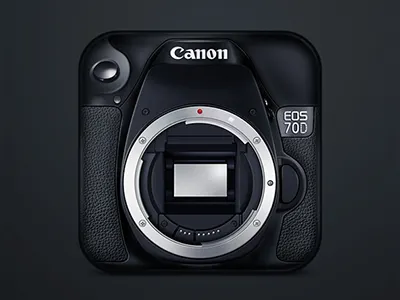 Canon 70D icon 70d camera canon icon