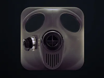 Antigas mask icon antigas icon mask