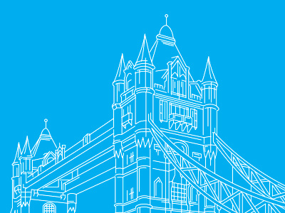 Tower Bridge bridge drawing line line art london tower bridge vector