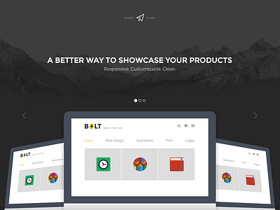 Paper Plane - Creative Multi-Purpose Theme bootstrap clean flat frontend landing modern page responsive template theme website