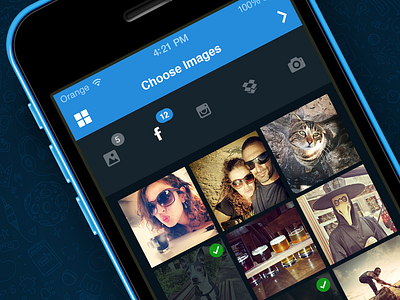 Slidely app interaction mobile ui ux