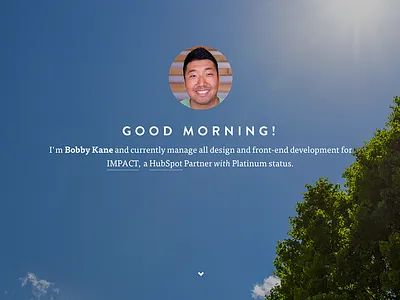 bobbyjkane.com personal site portfolio