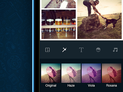Slidely app interaction mobile ui ux