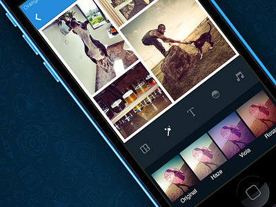 Slidely app interaction mobile ui ux
