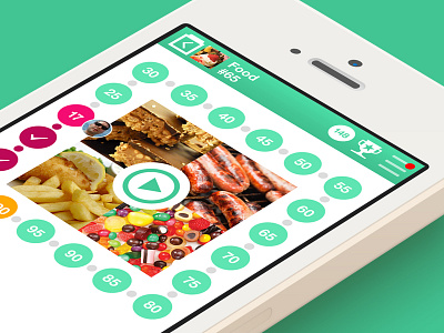 100 Pics UI Refresh app application design game green interface ios iphone ui