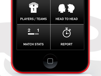 Football icon app football icon iconography mobile visual