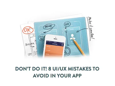 Blog blog hand drowing info mistakes wireframes
