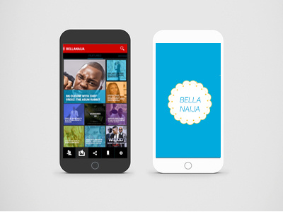 Bellanaija.com Concept Design android app bellanaija kwirkly ui