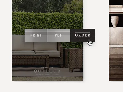 Foldy Hover State animated button interaction ui