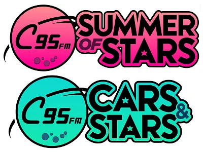Summer Promo Logos gradients logo space stars n shit
