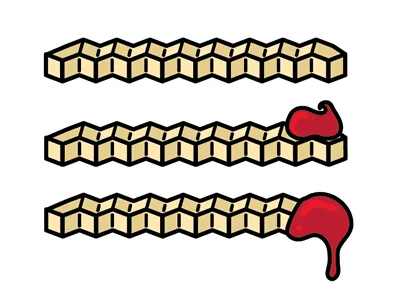 Options ketchup krinkle