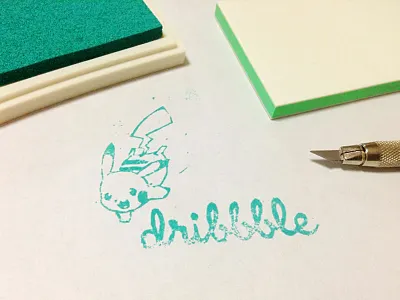 Another way to realize rubber stamp effect? effect green stamp