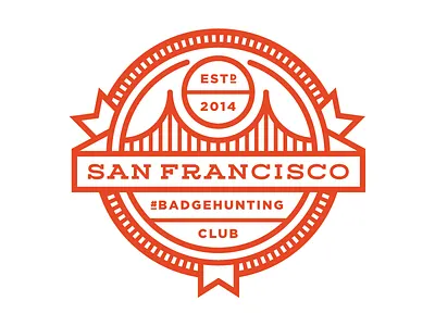 San Francisco #Badgehunting Club american badgehunting badges classic crest hunting minneapolis mn