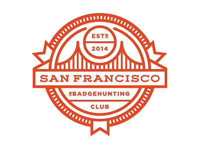 San Francisco #Badgehunting Club american badgehunting badges classic crest hunting minneapolis mn