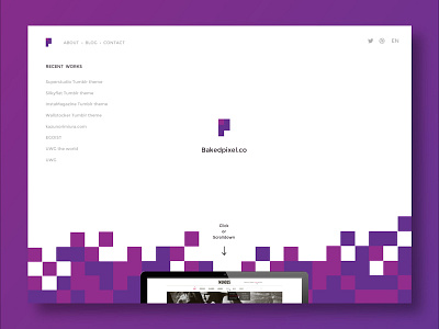 Bakedpixel web design portfolio web design