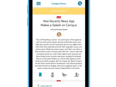 Campus News ios iphone5c mobile
