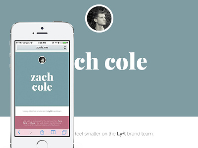 New Personal Website flat design responsive design web design