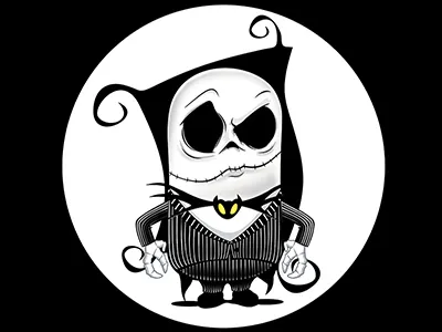 Minion/Jack Skellington disney illustration illustrator minion nightmarebeforechristmas