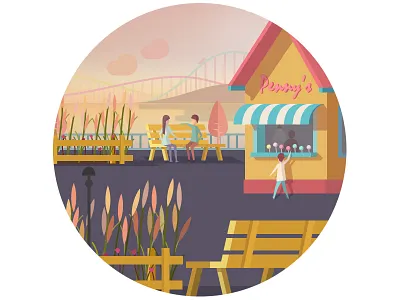 Leisure time in the park 4 amusement park