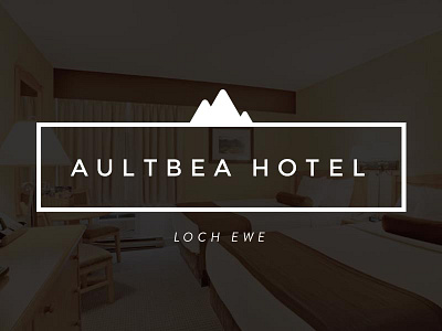 Aultbea Hotel Logo branding logo