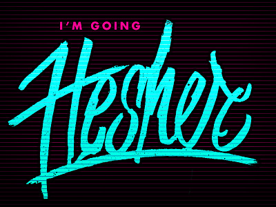 Hesher brush hesher lettering script wallpaper