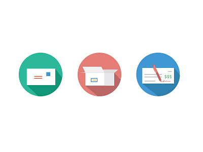 APP ICON SET app icons long shadow user interface