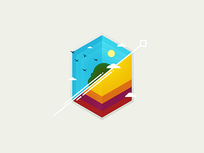 4am birds cover dash electro hexagon illustration minimal music