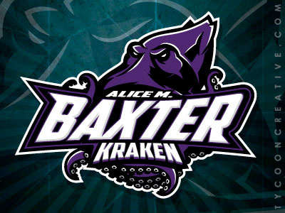 Kraken mascot branding highschool mascot ink tycoon kraken logo mascot mike ray tycoon creative vector