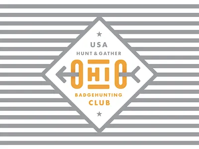 Ohio Badgehunting Club american badgehunting badges classic crest hunting minneapolis mn