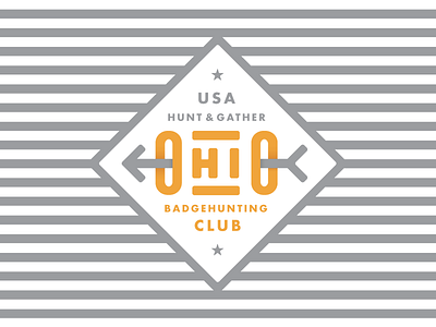 Ohio Badgehunting Club american badgehunting badges classic crest hunting minneapolis mn