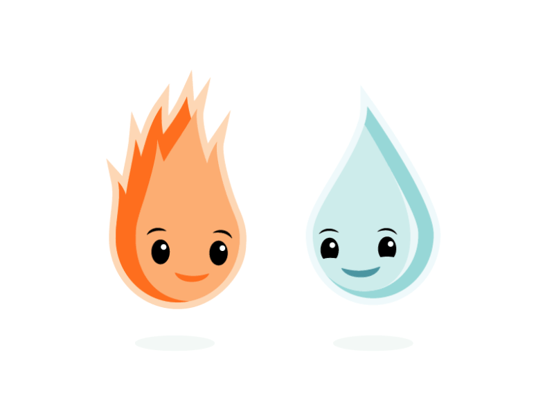 Drops animation gif