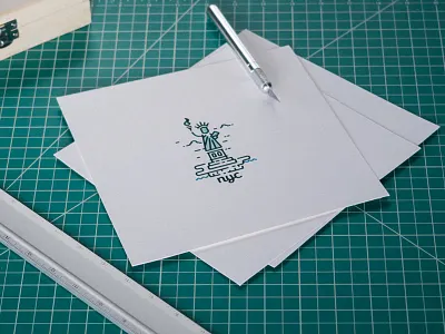 NYC Minimal Cities Print city forsale illustration liberty minimal new york nyc print sale simple statue of liberty