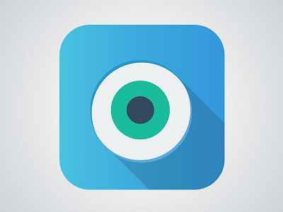 Retina Icon clean flat icon minimal retina simple