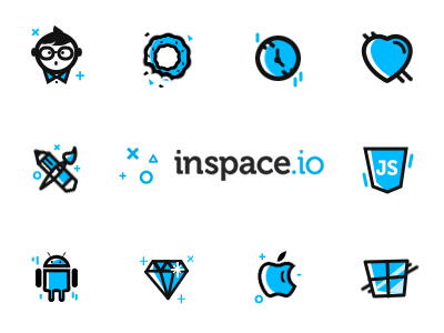 inspace - icon set flat flat icons icon set icons inspace space