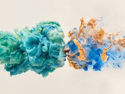 Almost abstract paint surreal