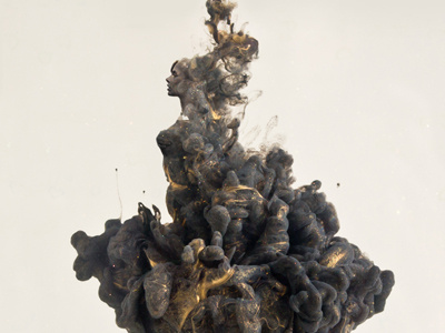 Angel abstract paint surreal