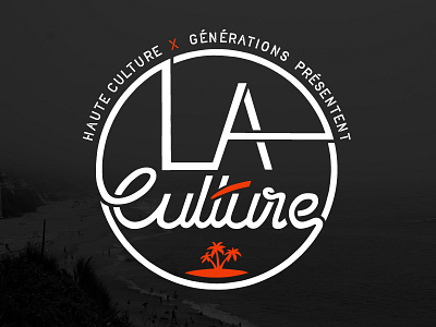 // Handtype La Culture // california culture font hadlettering handmade handtype lettering letters logo logotype type typography