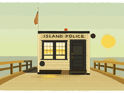 Island police Gif anderson gif kingdom moonrise sun wes