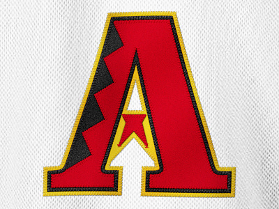 Arizona Diamondbacks Fauxback Cap Logo baseball concepts d backs logos mlb