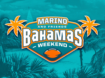 Marino and Friend Bahamas Weekend — Alternate football logos miami dolphins nfl sports