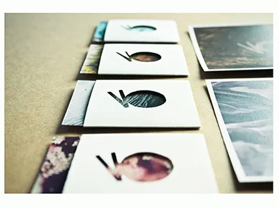 Business Card brand business card die cut obliviù paper