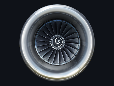 Jet engine aircraft boeing design engine icon illustration jetengine motor photoshop plane real turbine