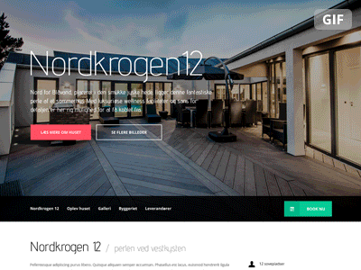 Website for a luxury summer house gallery groundplan luxury summerhouse website