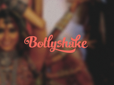 Bollyshake Logo bollywood indian logo script