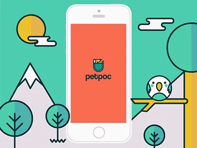 Petpoc Intro animals app design icon illustration iphone petpoc vector
