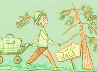 Thuringia illustration thuringia travel