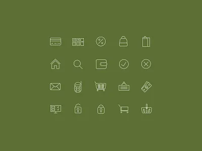 Online Store Icon Set abstract icons freebie icon set psd icons online shop icons